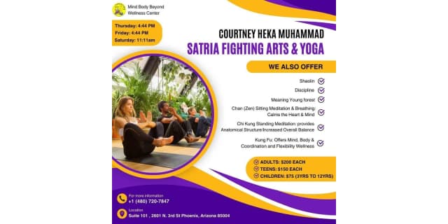 Satria Fighting Arts & Yoga - 1 Month (Adult)
