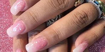 Full Set of Acrylic Nails with Gel Polish