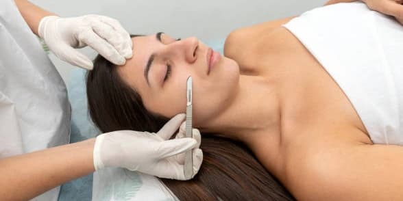 One 60-Minute Facial with Dermaplaning & LED Light Therapy