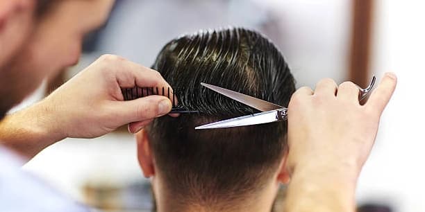 One Men's Haircut and Style