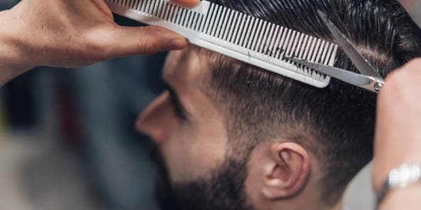 One Men's Haircut with Deep Conditioning Treatment