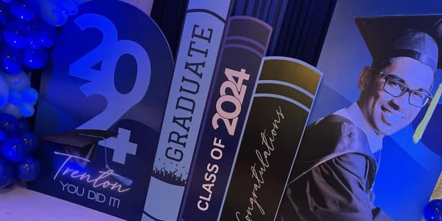 Standard Graduation Decor Package - "Magna Cum Party"