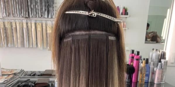 Hair Tape-Ins Extensions Install w/ Wash & Blow Dry Included - In Studio or Mobile (Home Visits)