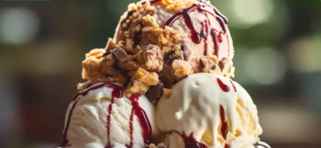 Two Vouchers: Each Good for a One-Scoop Ice Cream Sundae with One Topping; Valid for Takeout