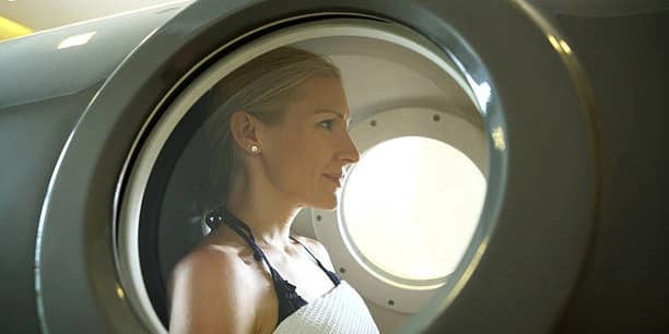 Two hyperbaric chamber sessions