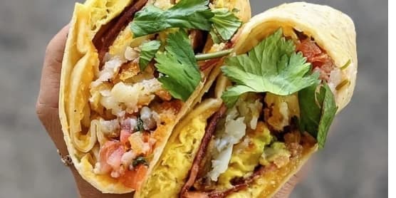 Breakfast for Two: Two Breakfast Entrees and two Handcrafted Coffee Drinks