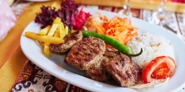 Two meat combo plates