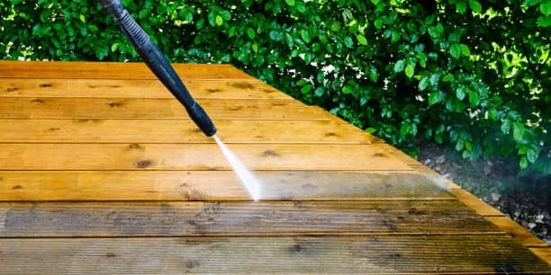 Exterior Deck or Patio Power Washing