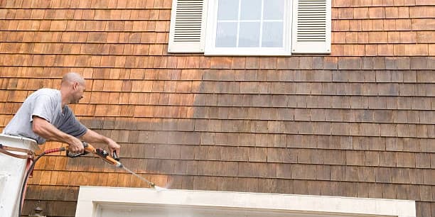 Pressure Washing for a Two Story Home