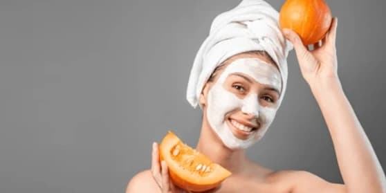 Pumpkin Peel Glow Beauty Facial with Cold Iron and Complimentary Lip Treatment and Deep Pore Extraction