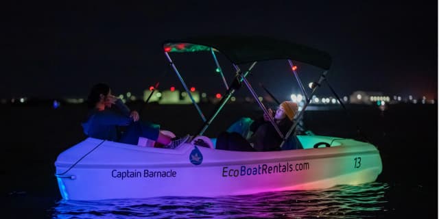Save 10% on Glow Night Boat Rental at Eco Boat Rentals