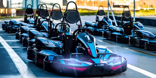1 Person: Euro High Speed Go Kart Race + $5 Video Arcade Credits + Large Fountain Drink, valid Monday - Thursday