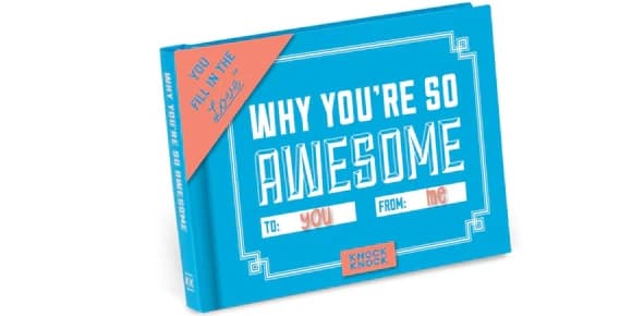 Knock Knock Why You're So Awesome Fill in the Love Gift Book