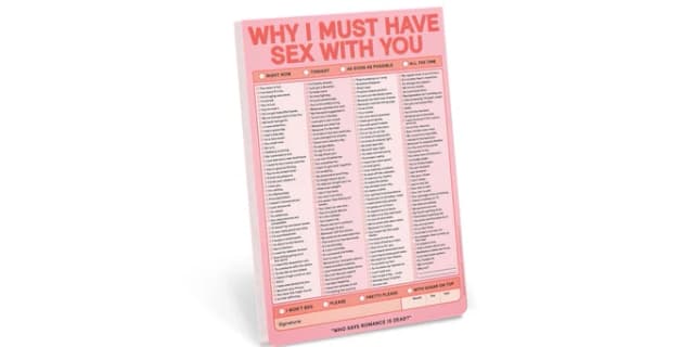 Knock Knock Why I Must Have S*x With You Notepad (Pastel Version)