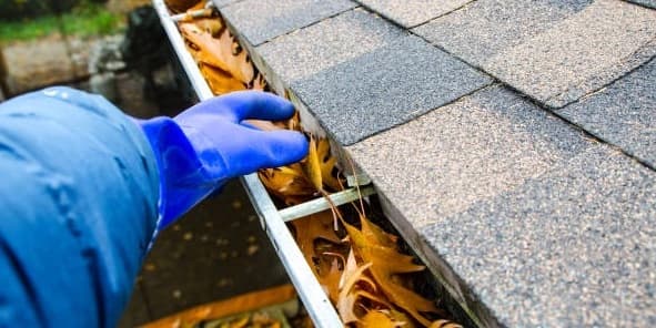 Gutter Cleaning for a Two-Story House Up to 110 linear Ft.