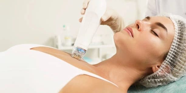 One RF Microneedling Morpheus 8 Treat: Full Neck, Upper Arms, or Flanks