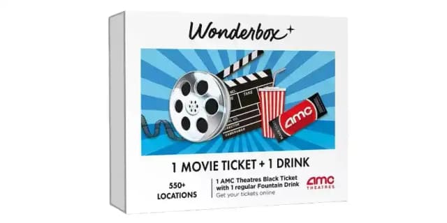 1 Black Movie Ticket to AMC Theatres® with 1 Regular Drink