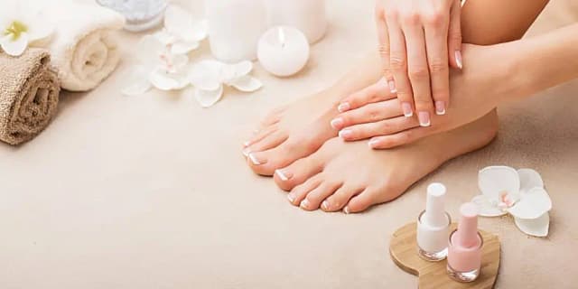 Regular Manicure and Pedicure