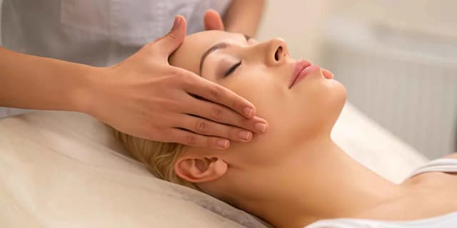 Facial Massage with Rose, Kale & Grape Oil and Vitamin C Oil