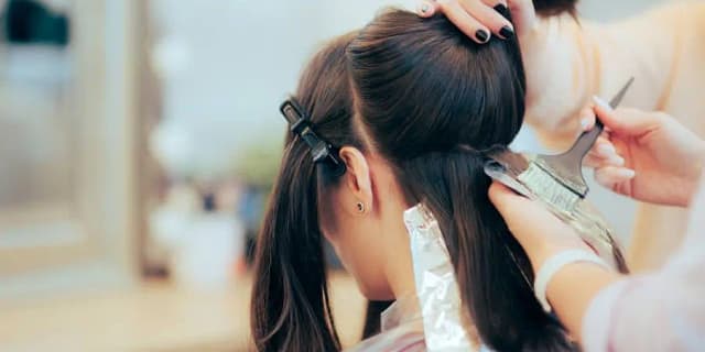 Woman's Partial Highlight with Haircut