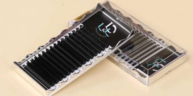 0.05 Faux Mink MIXED Length Lash Extensions DARK BROWN