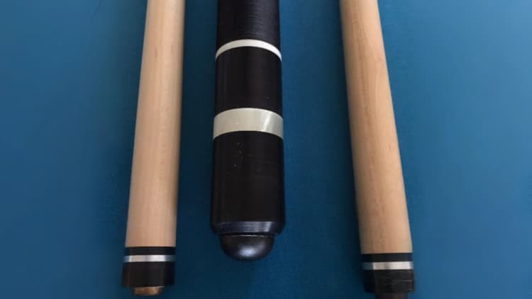 Karl Mayer Custom Cue Black Rings one Shaft
