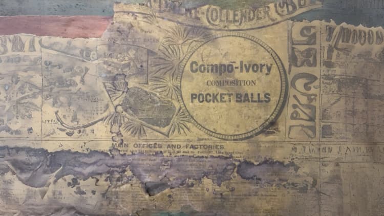 Antique Billiard/Pool Balls – Cue & 15 Balls Vintage Compo-Ivory