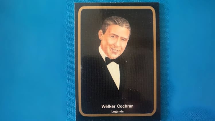 Welker Cochran Pro Billiard Tour Card