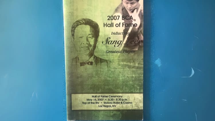 Sang Lee HOF Ceremony Program